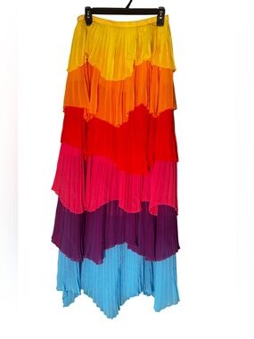 L'Atiste by Amy Tiered Rainbow Skirt